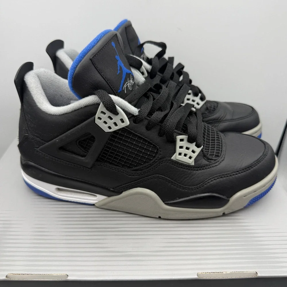 Jordan Air Jordan 4 Retro Mens 8.5 Black Motorsport Alternate 308497-006